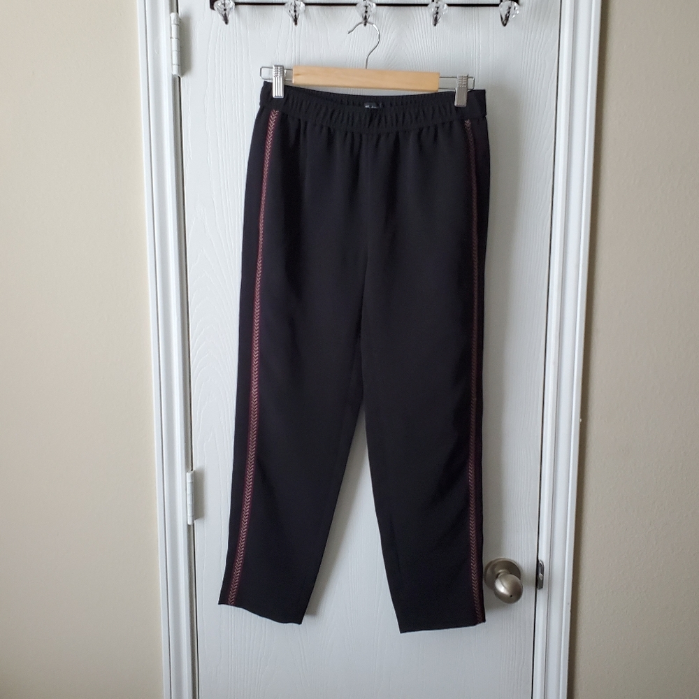 Madewell Embroidered Trouser Pull on Pant